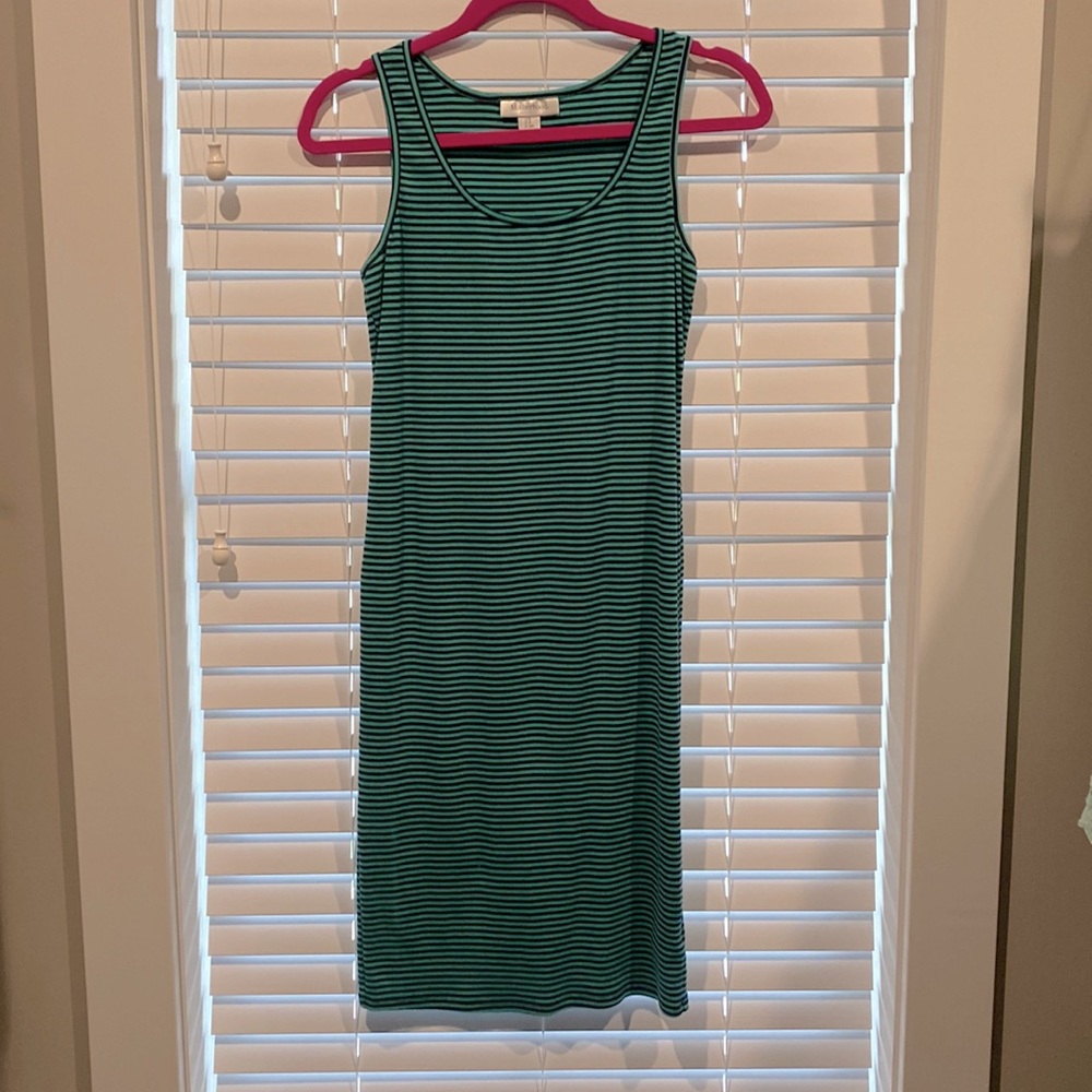 Motherhood maternity striped dress